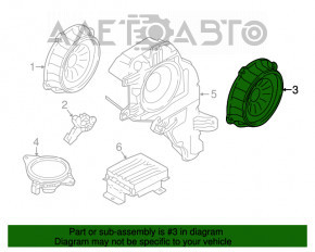 Difuzor ușă față stânga Hyundai Tucson 16-20