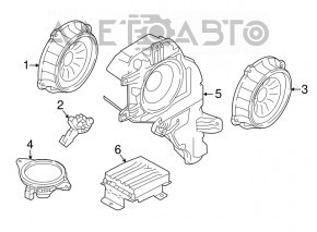 difuzor ușă față dreapta Hyundai Tucson 16-20