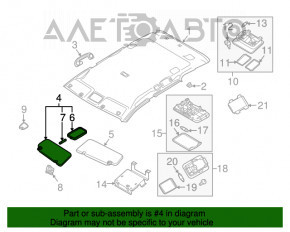 Capota dreapta Nissan Murano z50 03-08 gri.