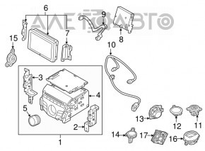 UNITATEA DE TELEMATICĂ AUTO Hyundai Azera 12-17 3.3