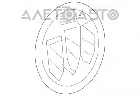 Emblema sigla BUICK pentru portiera portbagajului Buick Encore 13-16