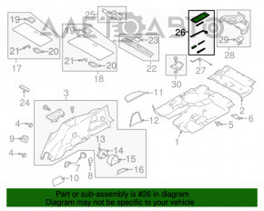 Cheie cu balon pentru Subaru B10 Tribeca