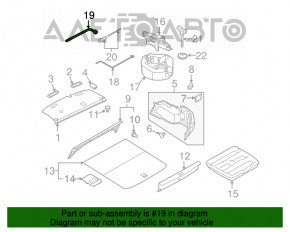 Cheie de balon pentru Subaru Outback 10-14