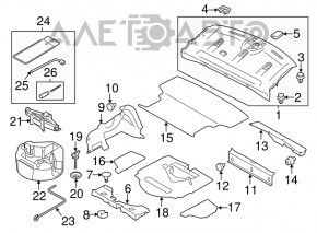 Manerul cricului Subaru Forester 08-13 SH