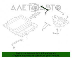 Manerul cricului Subaru Outback 20-