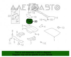 Spuma de polistiren pentru Subaru Forester 08-13 SH