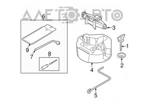 Spumă de polistiren pentru instrumentul Subaru XV Crosstrek 13-17