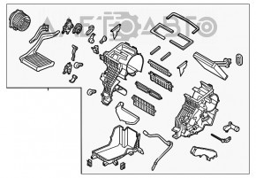 Печка в сборе Kia Soul 14-19 manual