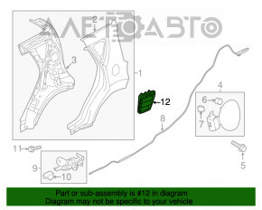 Grila de ventilatie dreapta Kia Soul 14-19