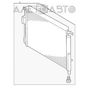 Radiatorul condensatorului de aer condiționat Kia Sorento 16-18 nou neoriginal KOYORAD