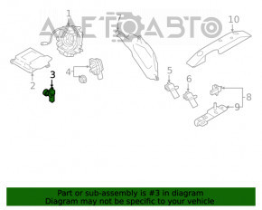 Senzor airbag dreapta fata Subaru Forester 19- SK