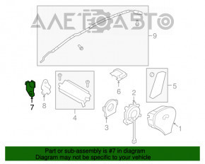 Senzor airbag frontal Nissan Murano z51 09-14