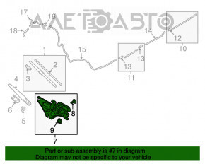 Matura trapezoidală cu motor spate Hyundai Tucson 16-20