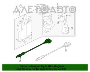 Лямбда-зонд первый VW Tiguan 09-17