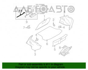 Manerul cricului Nissan Versa 10-12