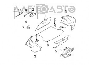 Manerul cricului Nissan Versa 10-12