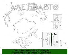 Ручка домкрата Nissan Sentra 13-19