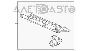 Трапеция дворников очистителя с мотором Ford Fiesta 11-19