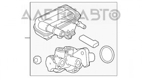 Cilindrul principal de frână Ford Fiesta 11-19 cu rezervor