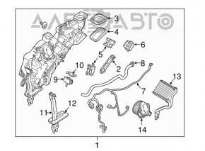 Evaporator Ford Explorer 11-19