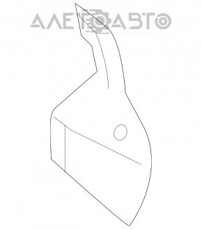 Suportul pentru bara spate sub stopul din dreapta Ford C-max MK2 13-18 este fixat