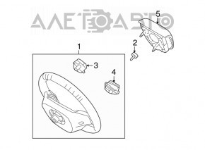 Кнопки руля Ford Fiesta 11-19