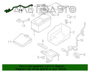 Clama negativă Ford Focus mk3 11-18