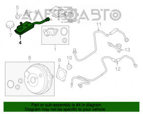 Бачок ГТЦ Ford Transit Connect MK2 13-