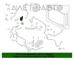 Supapa de răcire pentru BMW X5 E70 07-13, nou, neoriginal