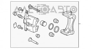 Суппорт передний правый Mazda 3 14-18 BM