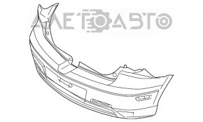 Bara spate goală Mazda3 03-08 HB Sport