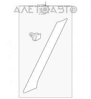 Capacul amortizorului frontal stânga Ford Flex 09-19