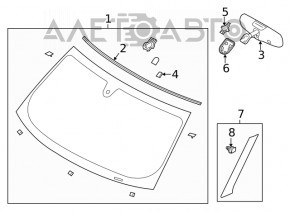 Capacul amortizorului frontal stânga Ford Flex 09-19