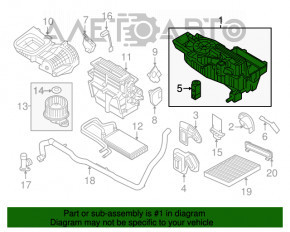 Arzătorul asamblat Ford Explorer 11-19 auto