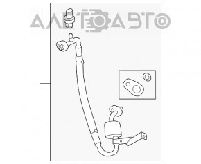 Bobina de condensare a compresorului de aer condiționat Ford Explorer 11-15