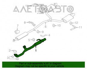 Tubul de admisie Ford Explorer 11-19 3.5