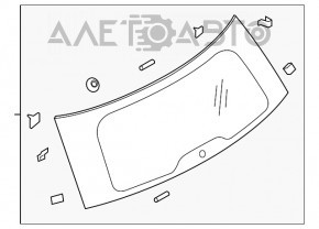 Стекло заднее двери багажника Ford Explorer 11-19