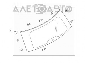 Geam spate portbagaj Ford Explorer 11-19