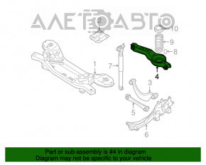 Maneta inferioară pentru arc spate stânga Mazda3 2.3 03-08