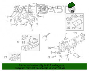 Подушка безопасности airbag пассажирская в торпеде Mazda3 MPS 09-13