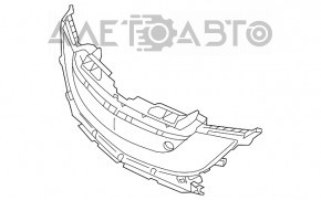 Grila inferioară a bara de protecție față Mazda3 MPS 09-13