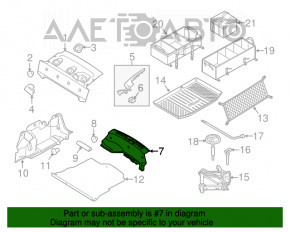 Capac portbagaj Ford Fiesta 11-19 4d zgârieturi