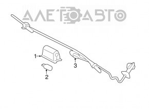 Подсветка номера двери багажника левая Ford Escape MK3 13-