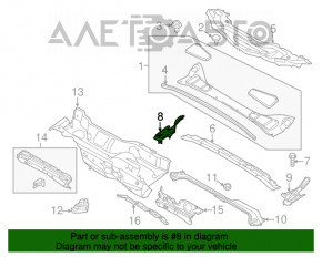 Garnitura ștergătoarelor de parbriz dreapta Ford Focus mk3 11-18