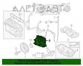 Масляный насос ДВС Ford Fusion mk5 13-20 1.5T