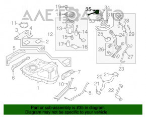 Capacul gurii de umplere a rezervorului de combustibil Mazda3 03-08 HB