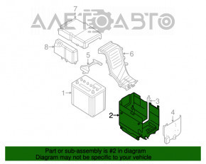 Palet pentru baterie Mazda3 2.3 03-08