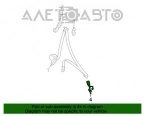 Tensorul curelei de distribuție din față dreapta Mazda3 03-08