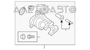 Suport spate dreapta Ford Fusion mk5 13-20 electric.