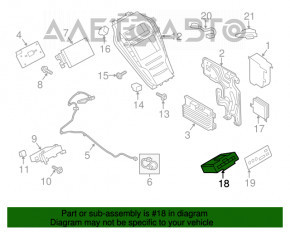 USB Hub Ford Escape MK3 13-19 Sync 2